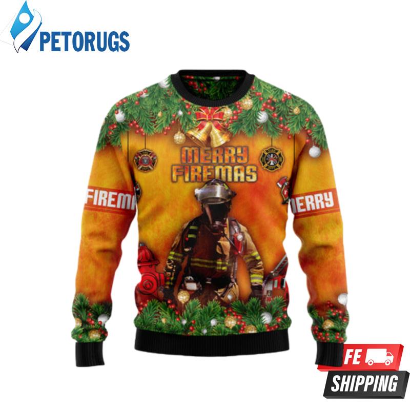 Firefighter 2 Ugly Christmas Sweaters