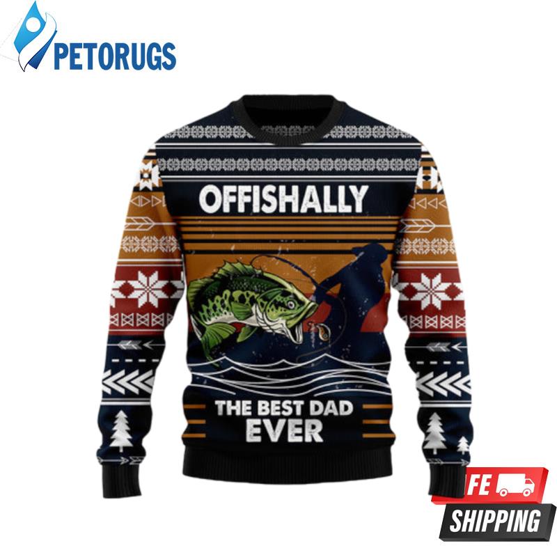Fishing Retro Vintage 1 Ugly Christmas Sweaters