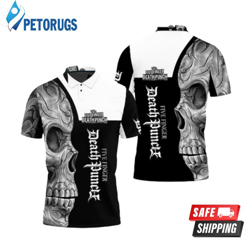 Five Finger Death Heavy Rock Band Skull For Fan Polo Shirts