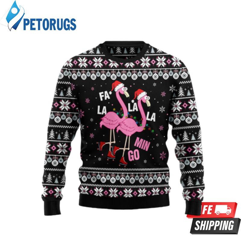 Fla La La Lamingo Cute Flamingo Ugly Christmas Sweaters