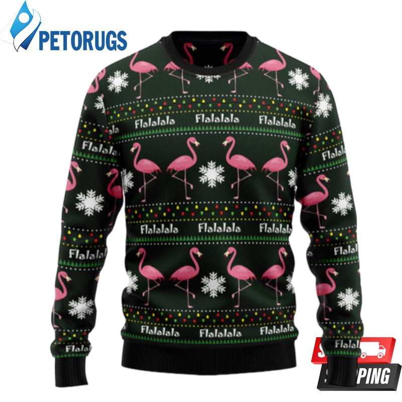 Flamingo Flalala Ugly Christmas Sweaters