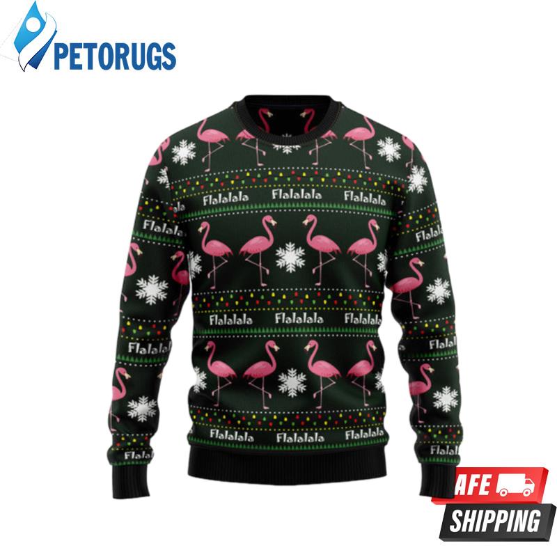 Flamingo Flalala Ugly Christmas Sweaters