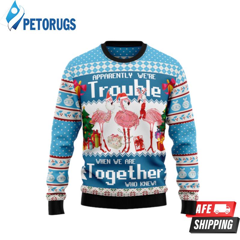 Flamingo Together Ugly Christmas Sweaters