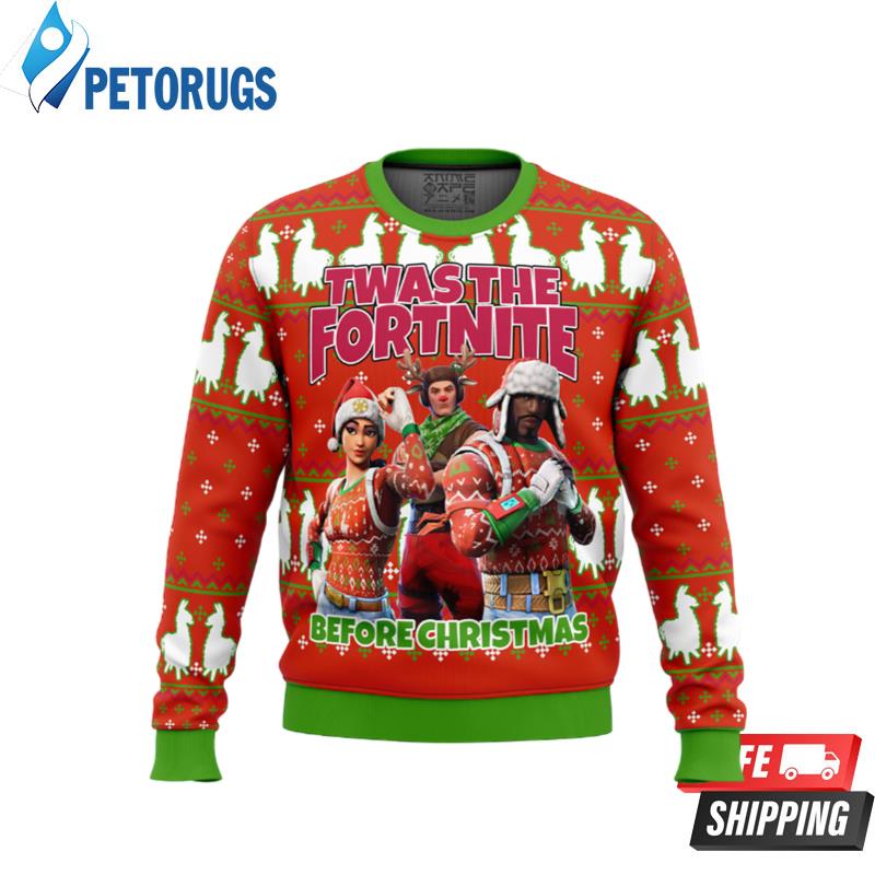 Fortnite Twas Night Ugly Christmas Sweaters