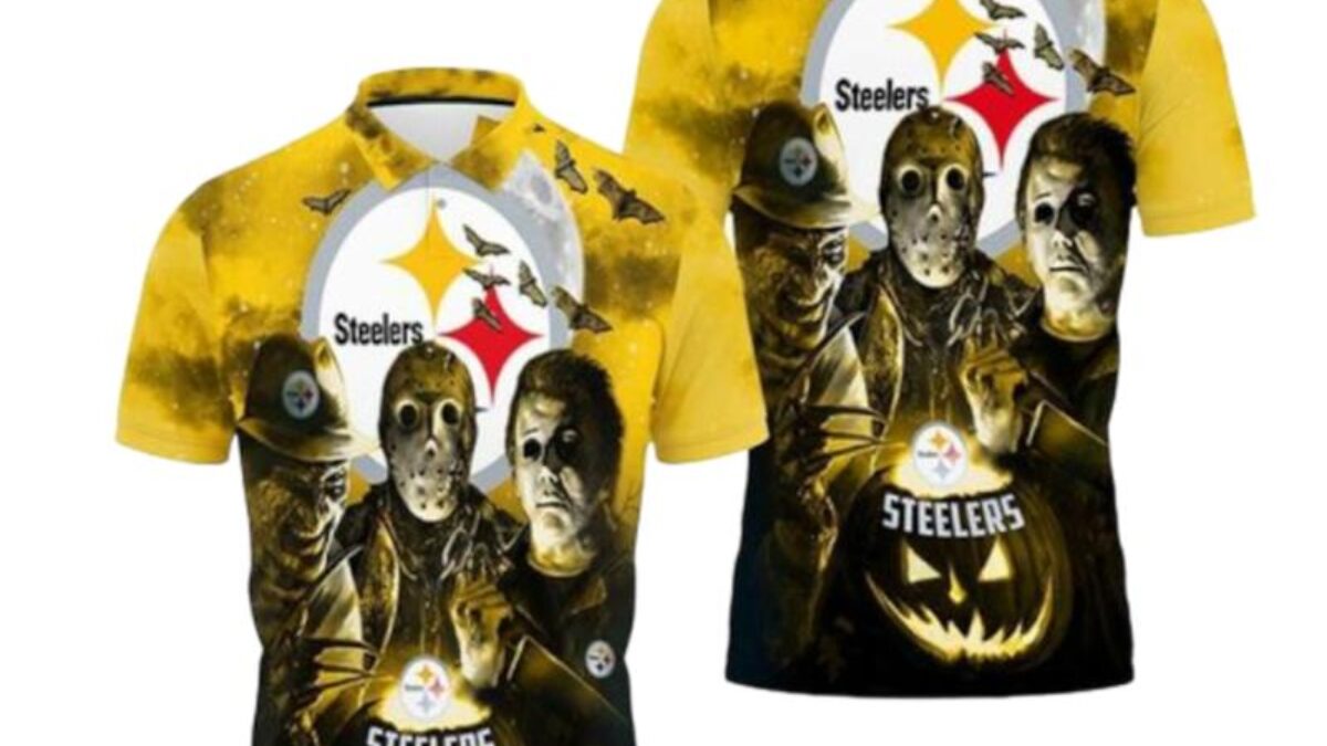 Pittsburgh Steelers Horror Movies Characters Halloween 2023 shirt