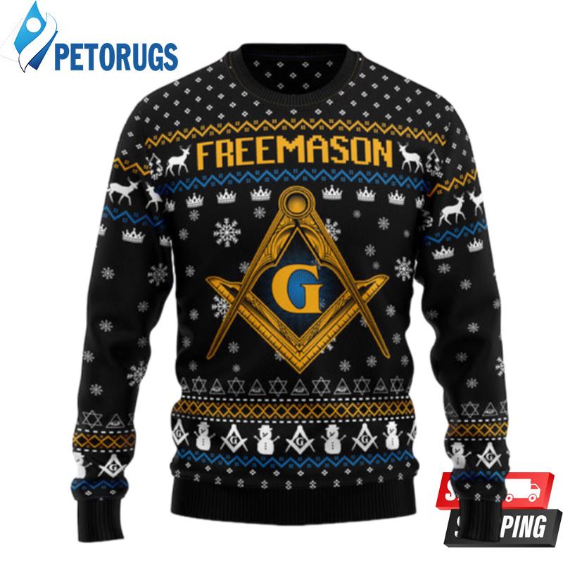 Freemason Ugly Christmas Sweaters - Peto Rugs