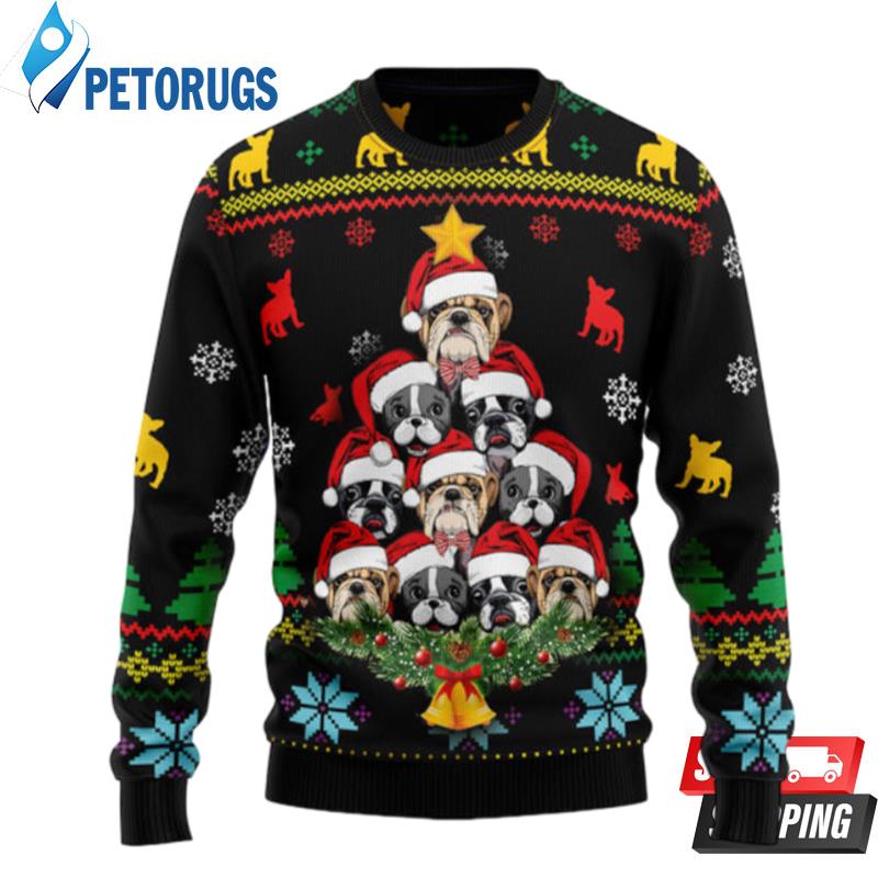 French Bulldog Ugly Christmas Sweaters