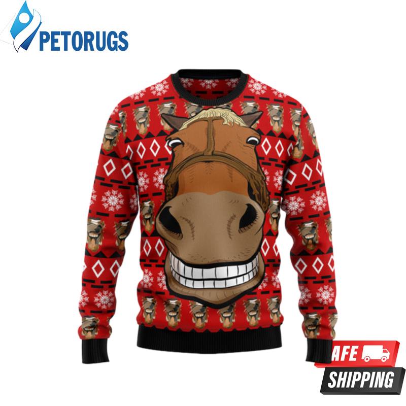 Funny Horse Christmas Ugly Christmas Sweaters