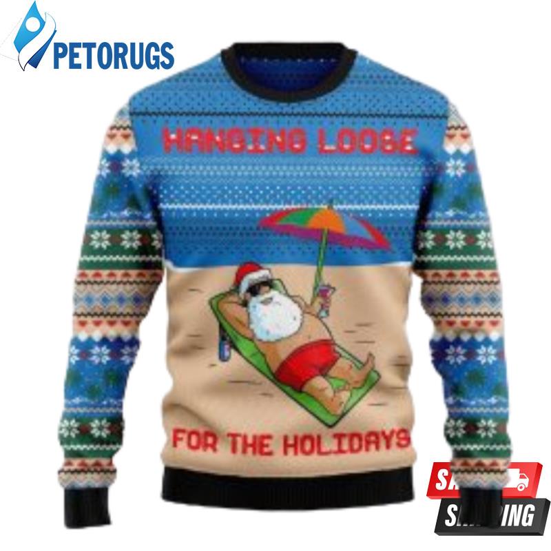 Funny Santa Claus Holiday Ugly Christmas Sweaters
