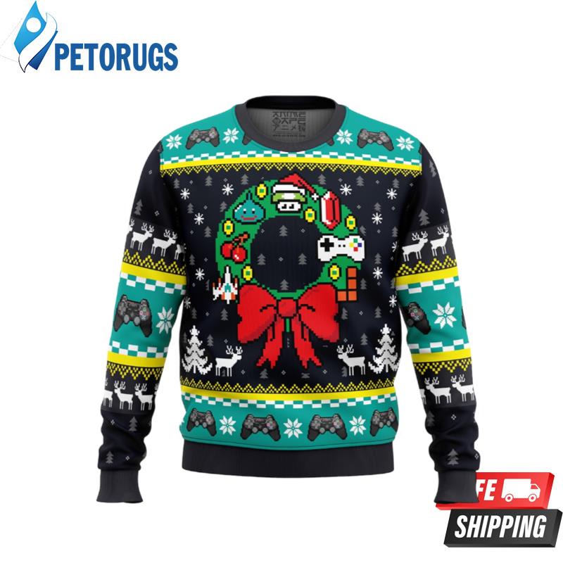 Game On Gamer Ugly Christmas Sweaters