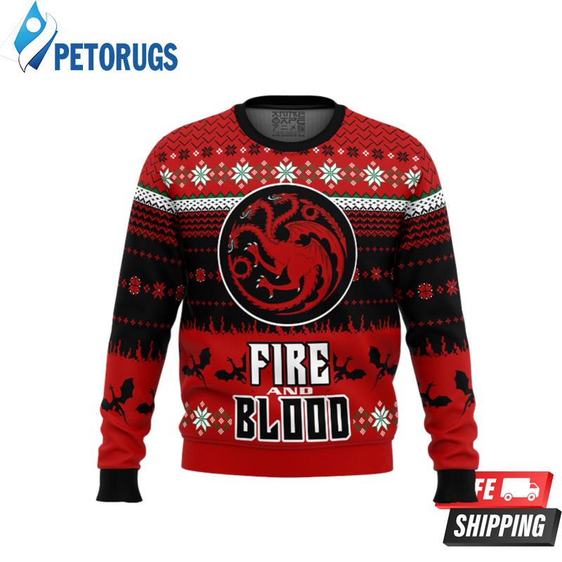 Game of Thrones Fire and Blood Ugly Christmas Sweaters