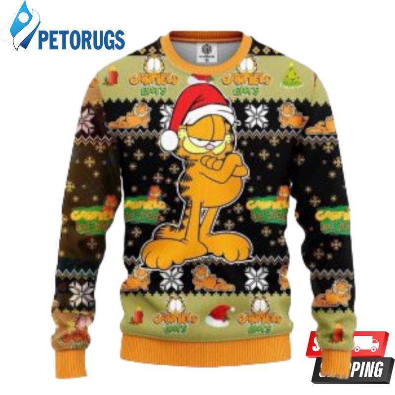 Garfield Knitted Christmas Ugly Christmas Sweaters