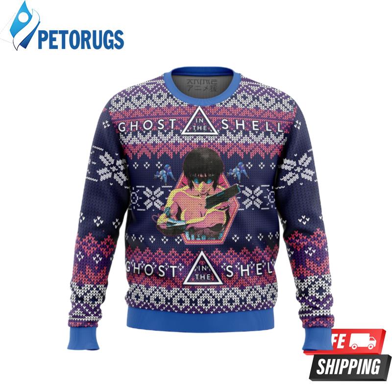 Ghost in the Shell Alt Ugly Christmas Sweaters