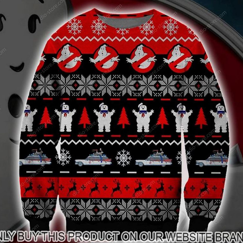 Ghostbusters Ugly Christmas Sweaters