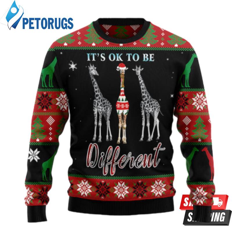 Giraffe Different Ugly Christmas Sweaters