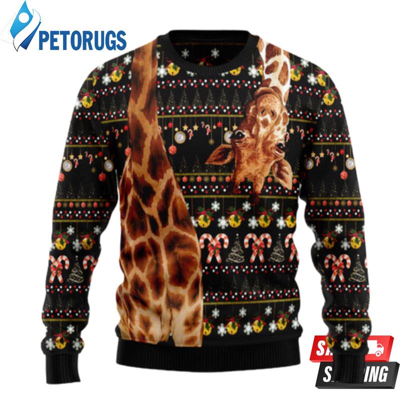 Giraffe Funny TY1211 Ugly Christmas Sweater Ugly Christmas Sweaters