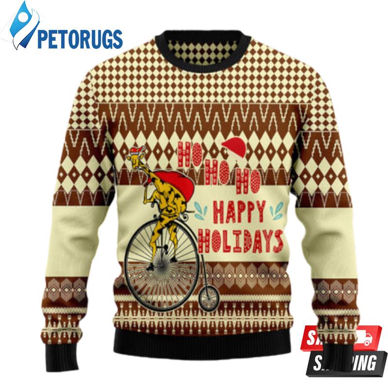 Giraffe Happy Holidays Ugly Christmas Sweaters