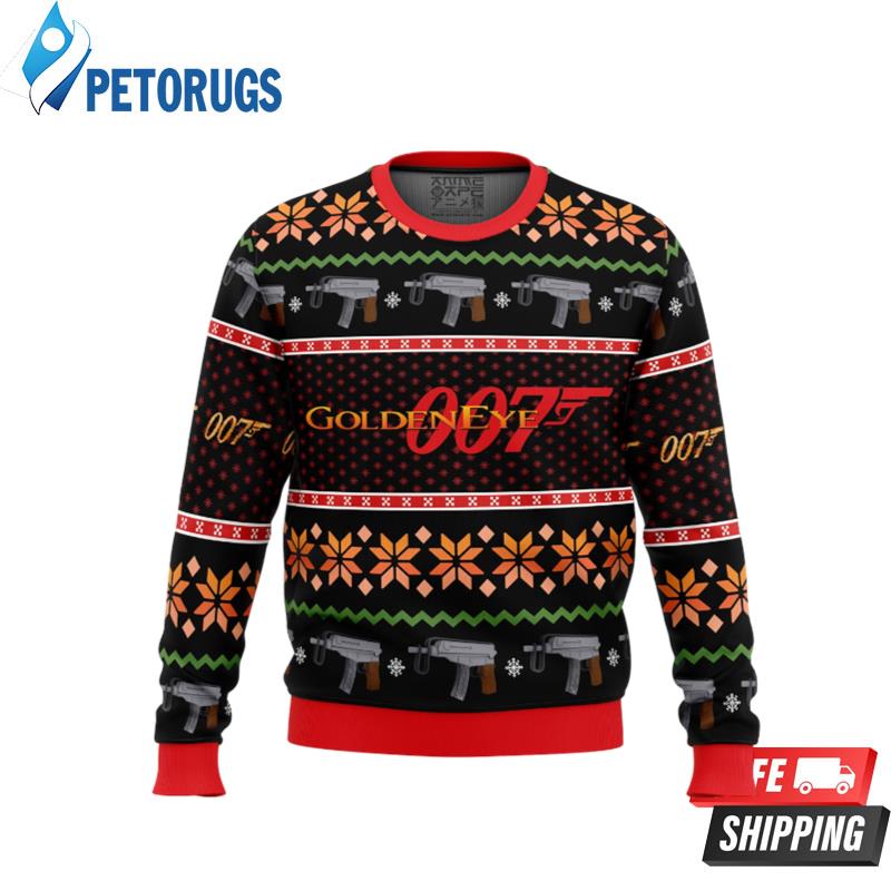 Golden Eye Ugly Christmas Sweaters