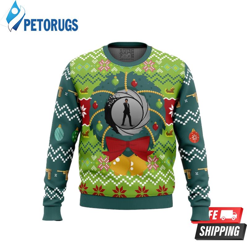 Golden Eye v2 Ugly Christmas Sweaters