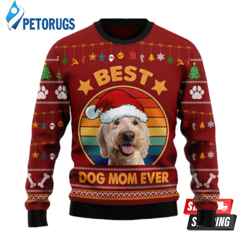 Goldendoodle Best Dog Mom Ever Ugly Christmas Sweaters