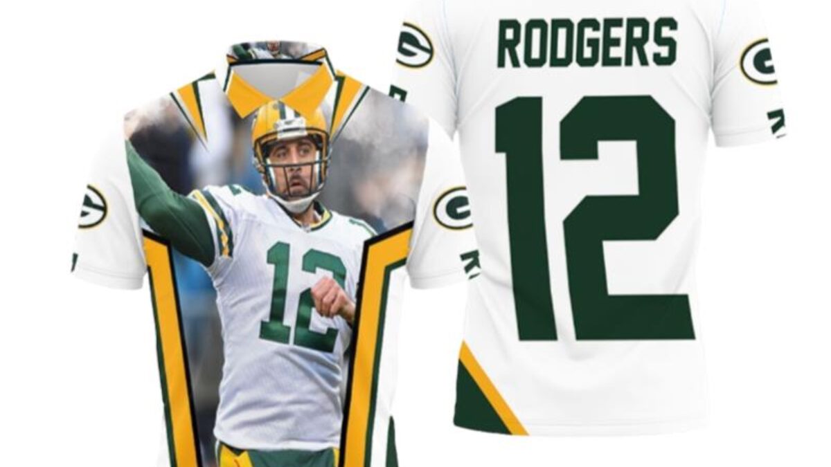 Green Bay Packers Aaron Rodgers 12 For Fans Polo Shirts - Peto Rugs