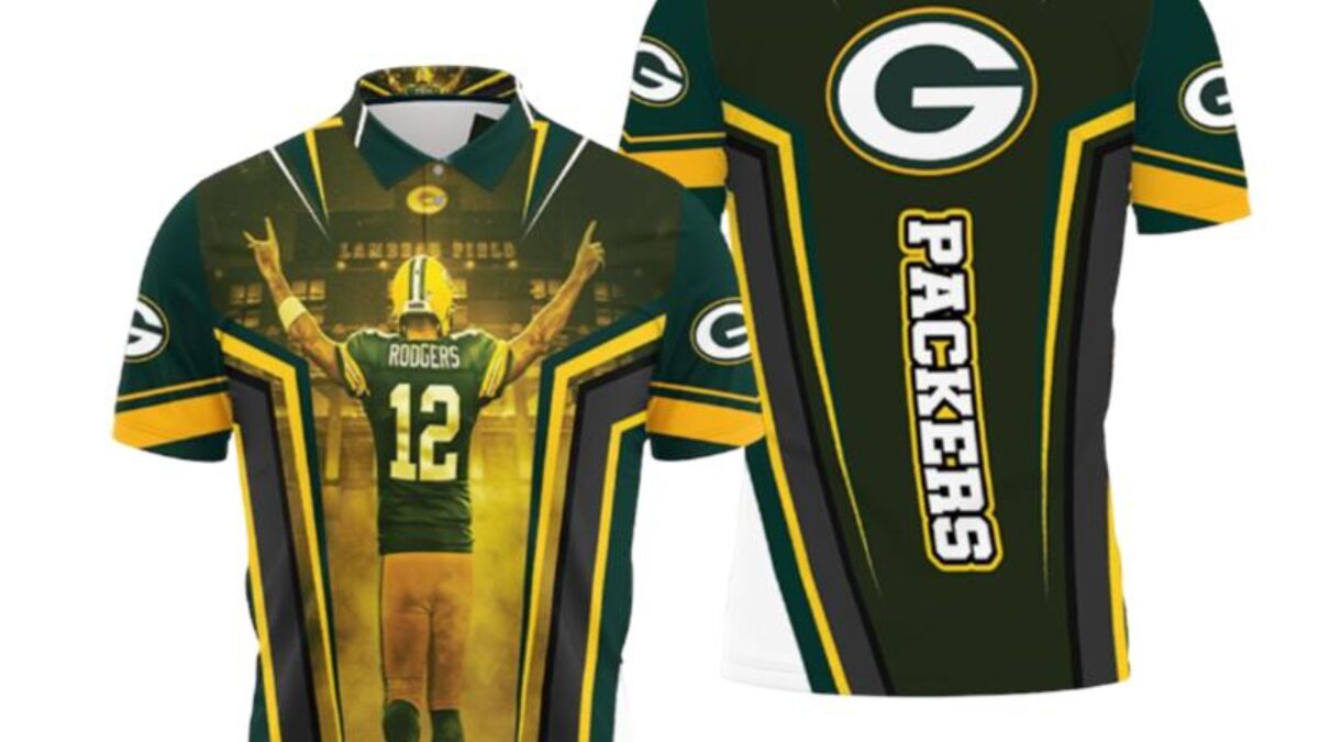 NFL Green Bay Packers 12 Aaron Rodgers White 100th Season Game Men Jersey