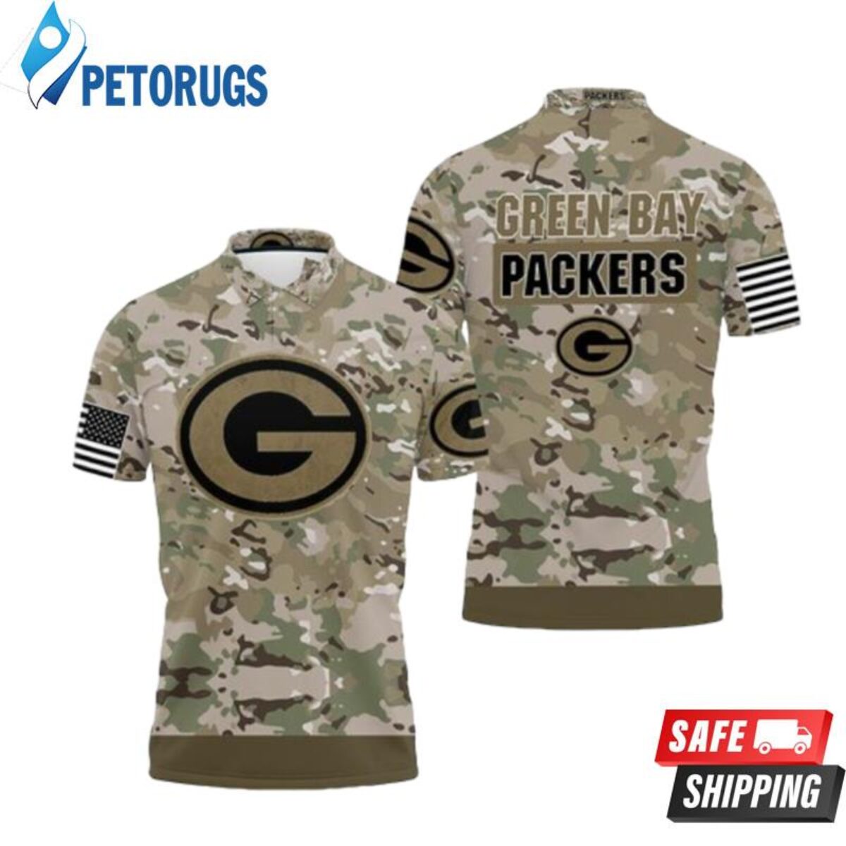 North Bay Apparel Green Bay Packers Camo Shorts - Men