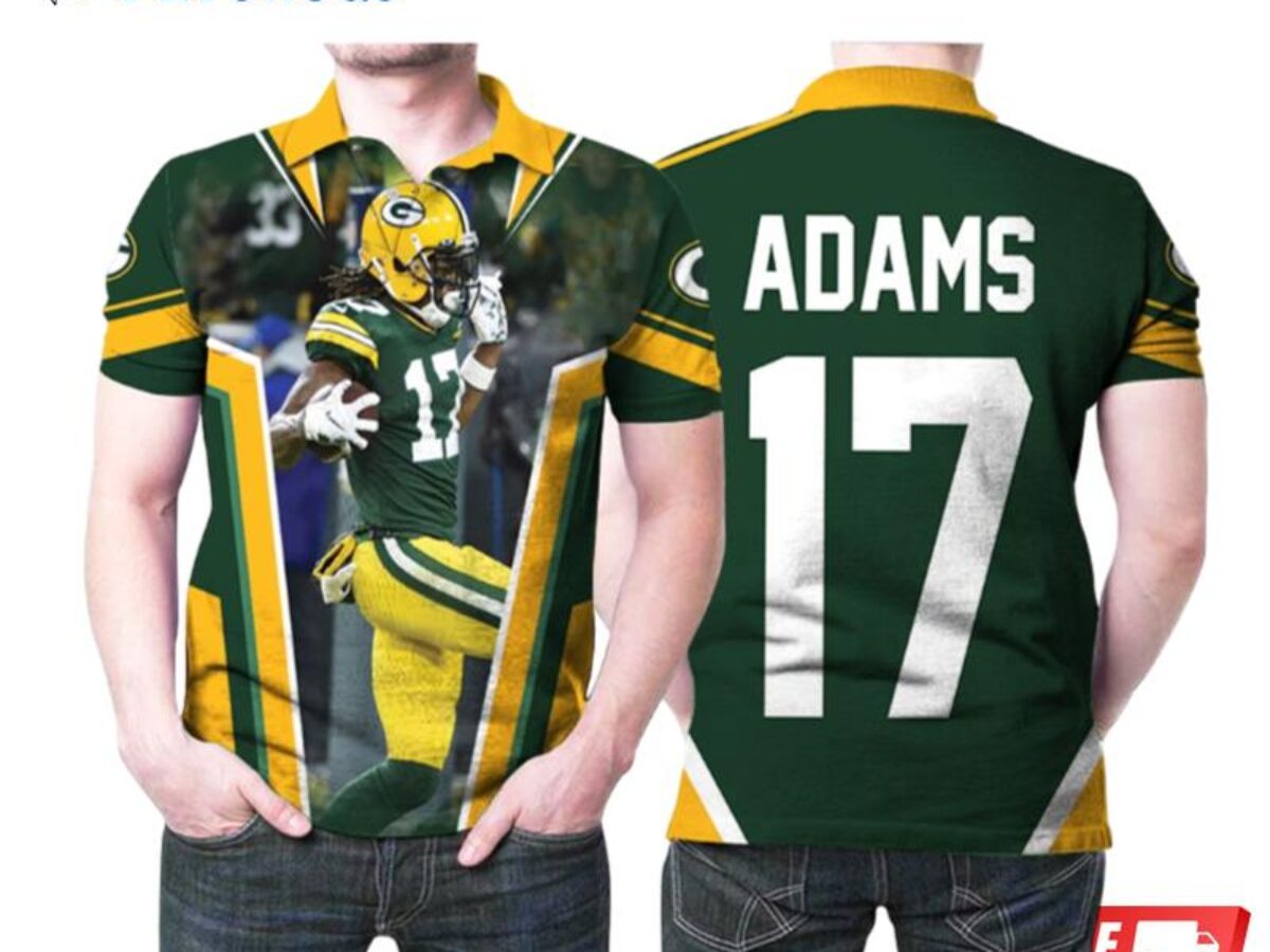 Green Bay Packers Davante Adams Legend 17 Nfl American Football Green For  Packers Fans 2 Polo Shirts - Peto Rugs