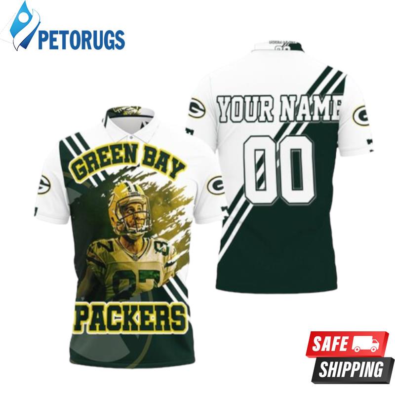 Green Bay Packers Jordy Nelson 87 For Fans Personalized Polo Shirts