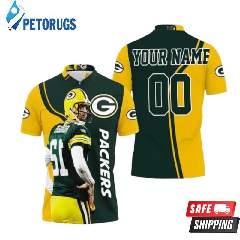 Green Bay Packers Nfc Noth Champions Aaron Charles Rodgers Personalized Polo Shirts