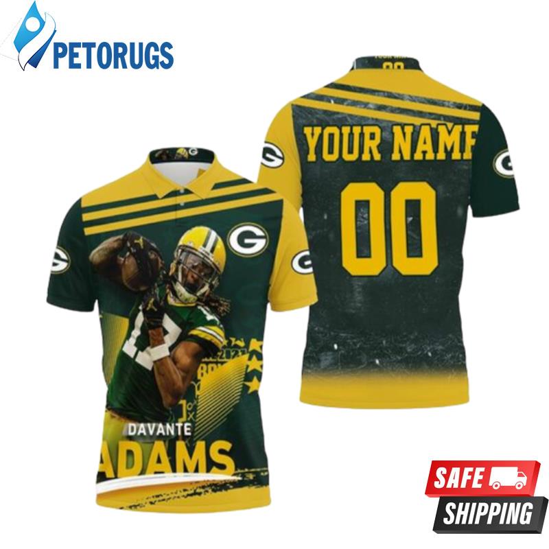 Green Bay Packers Nfc Noth Champions Davante Adams The Pack Is Back Personalized Polo Shirts