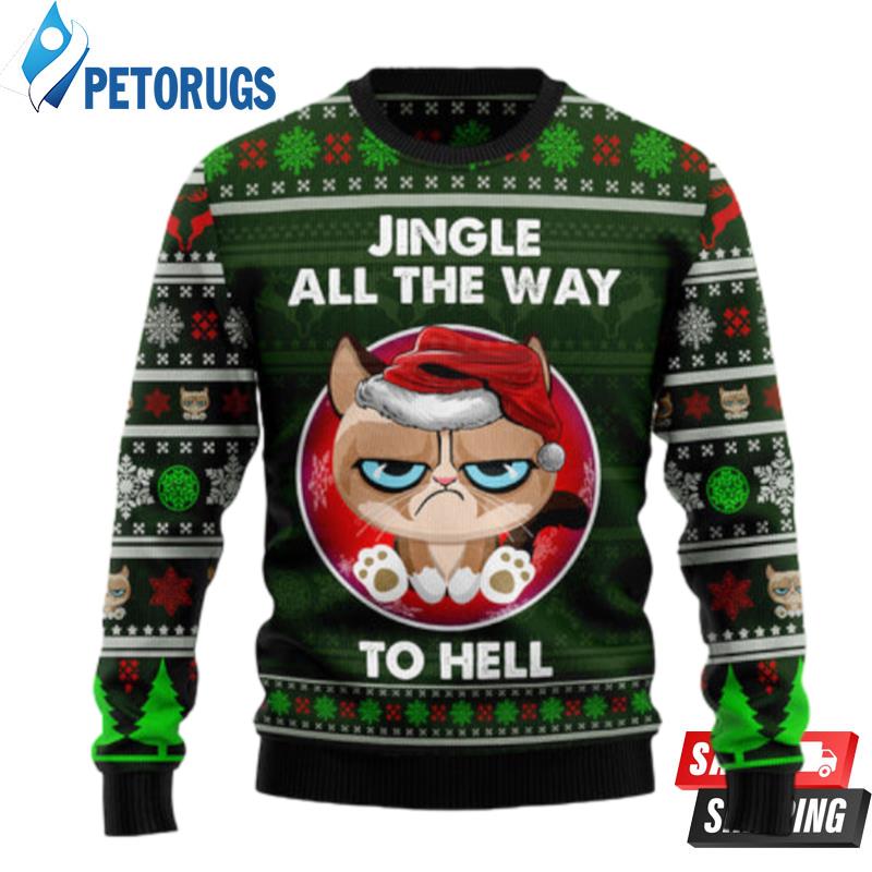 Grumpy Cat Jingle Ugly Christmas Sweaters