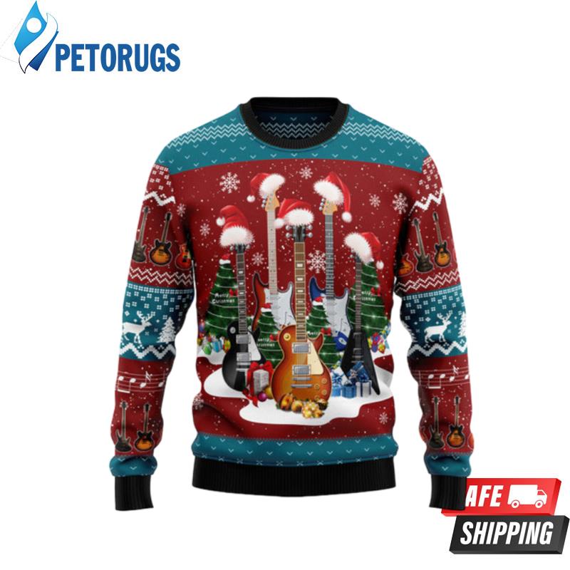 Guitar Christmas Ugly Christmas Sweaters