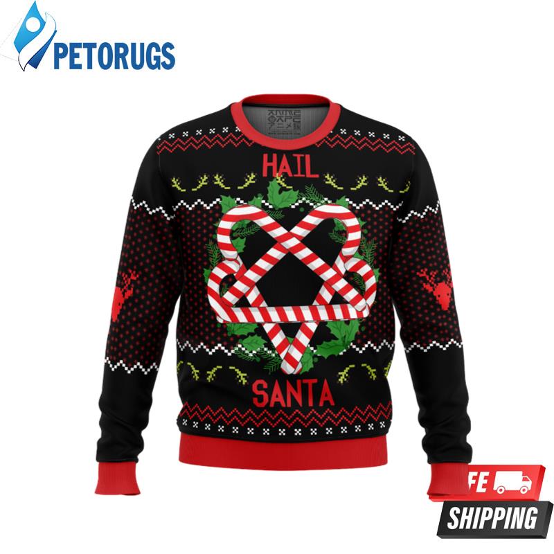 Hail Santa Ugly Christmas Sweaters