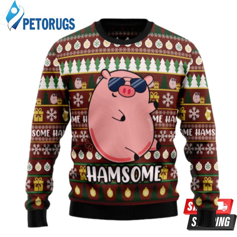 Hamsome Cute Pig Ugly Christmas Sweaters