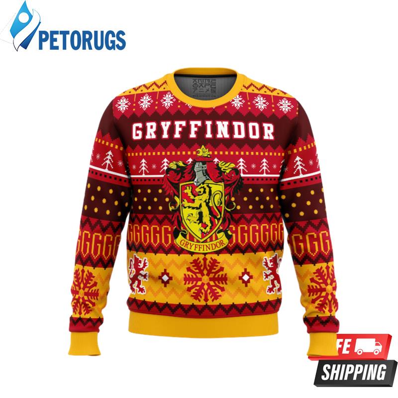 Harry Potter Gryffindor House Ugly Christmas Sweaters
