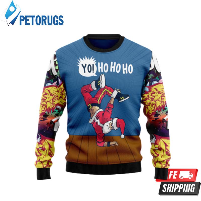 Hip Hop Santa Ugly Christmas Sweaters