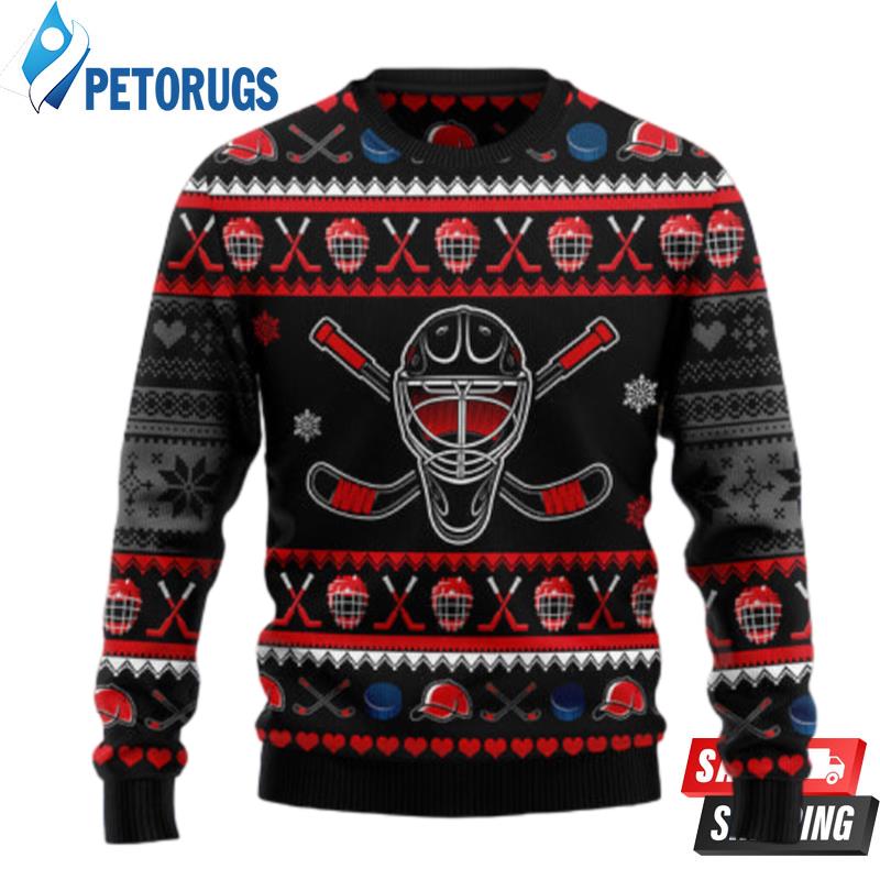 Hockey Puck Christmas Ugly Christmas Sweaters