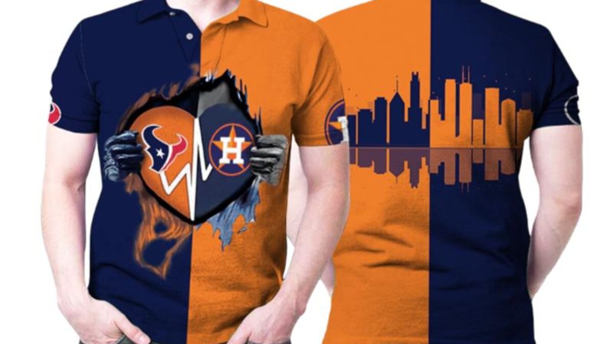 Houston Texans Houston Astros In Heart Ripped Nfl American