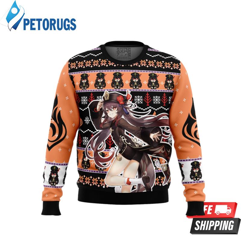 Hu Tao Genshin Impact Ugly Christmas Sweaters