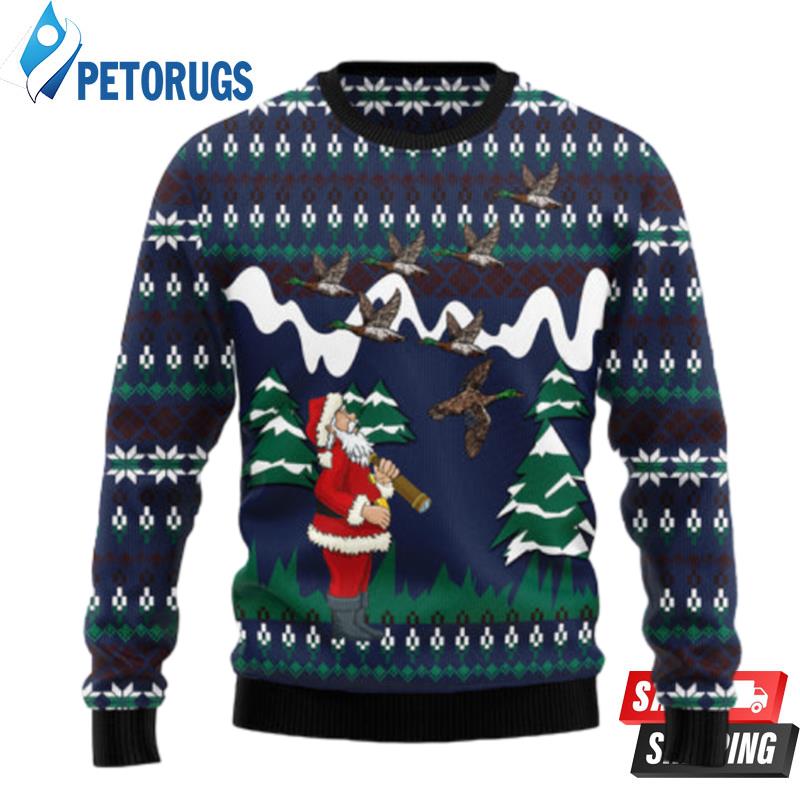 Hunting Duck Ugly Christmas Sweaters