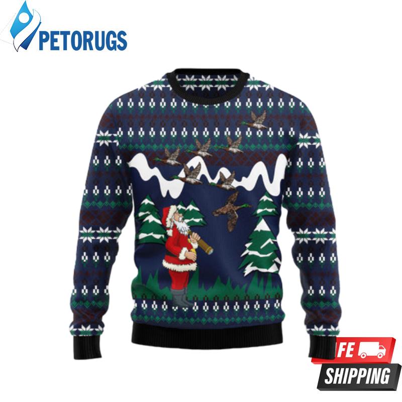 Hunting Duck Ugly Christmas Sweaters
