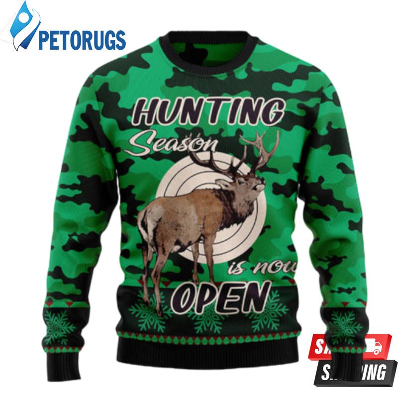 Hunting Season Ugly Christmas Sweaters