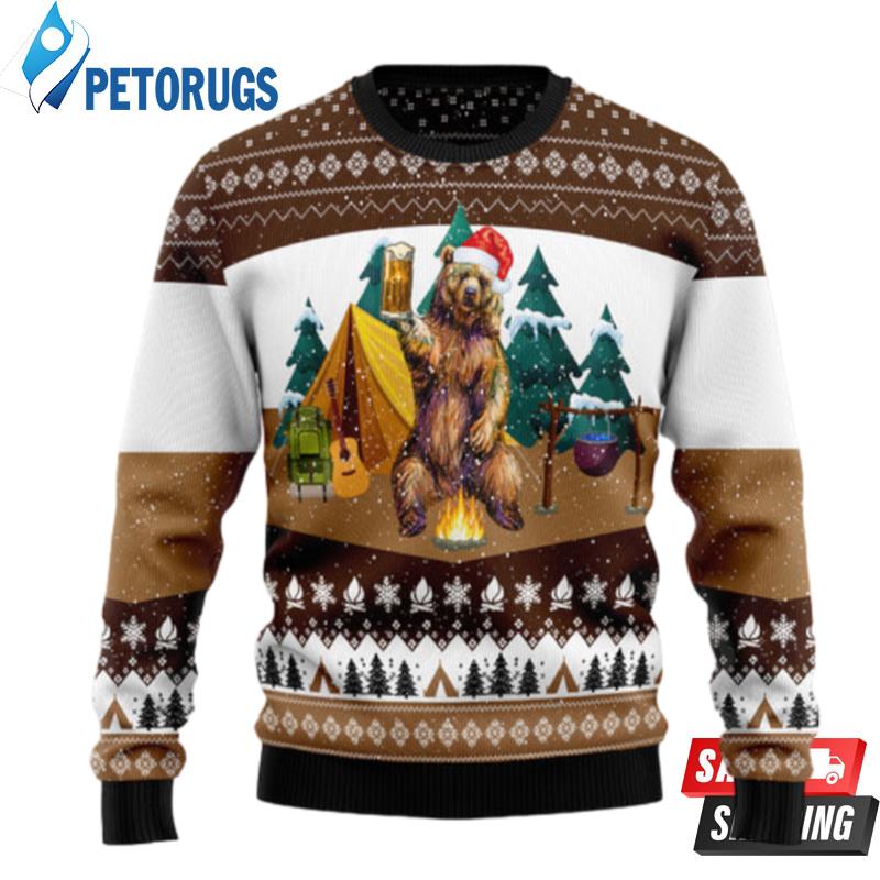 I Hate People Bear Ugly Christmas Sweaters