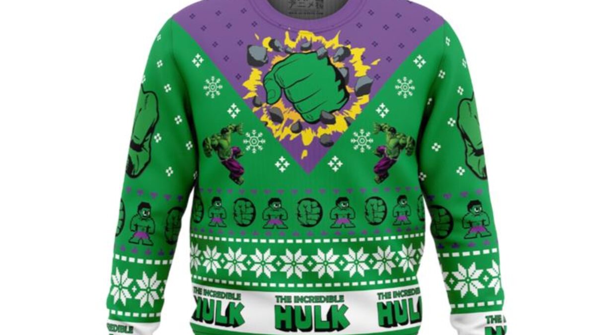 Hulk on sale xmas jumper