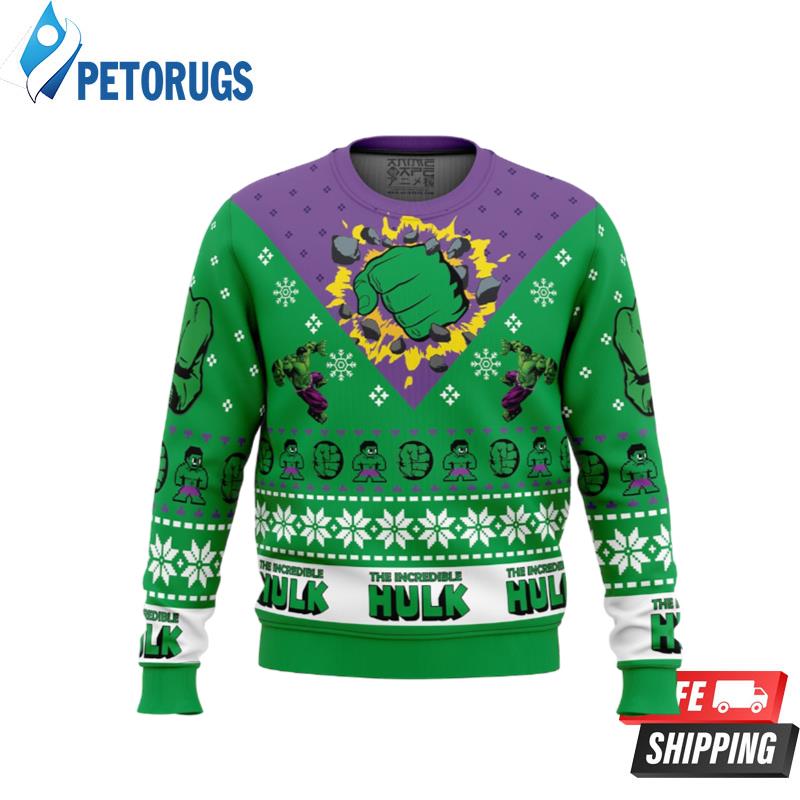 I'm Always Angry The Incredible Hulk Marvel Ugly Christmas Sweaters