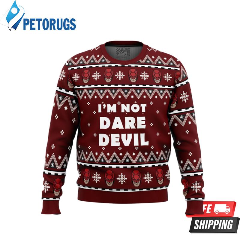 I'm not Daredevil Marvel Ugly Christmas Sweaters