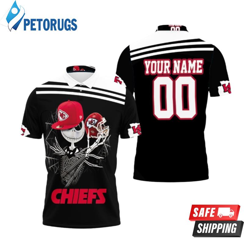 Jack Skellington Keeps Kansas City Chiefs Nfl Fan Personalized Polo Shirts