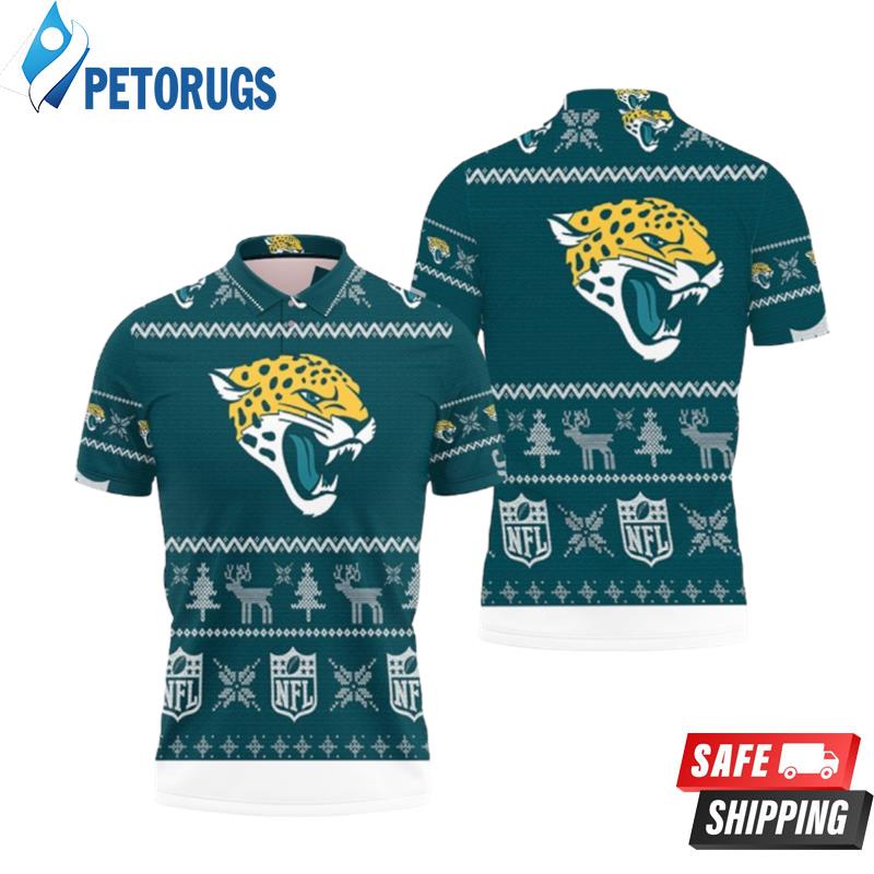 Jacksonville Jaguars Nfl Ugly Sweat Christmas Polo Shirts