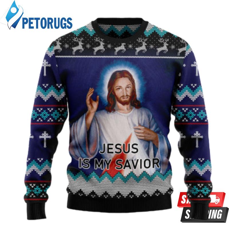 Jesus Is My Savior Ugly Christmas Sweaters